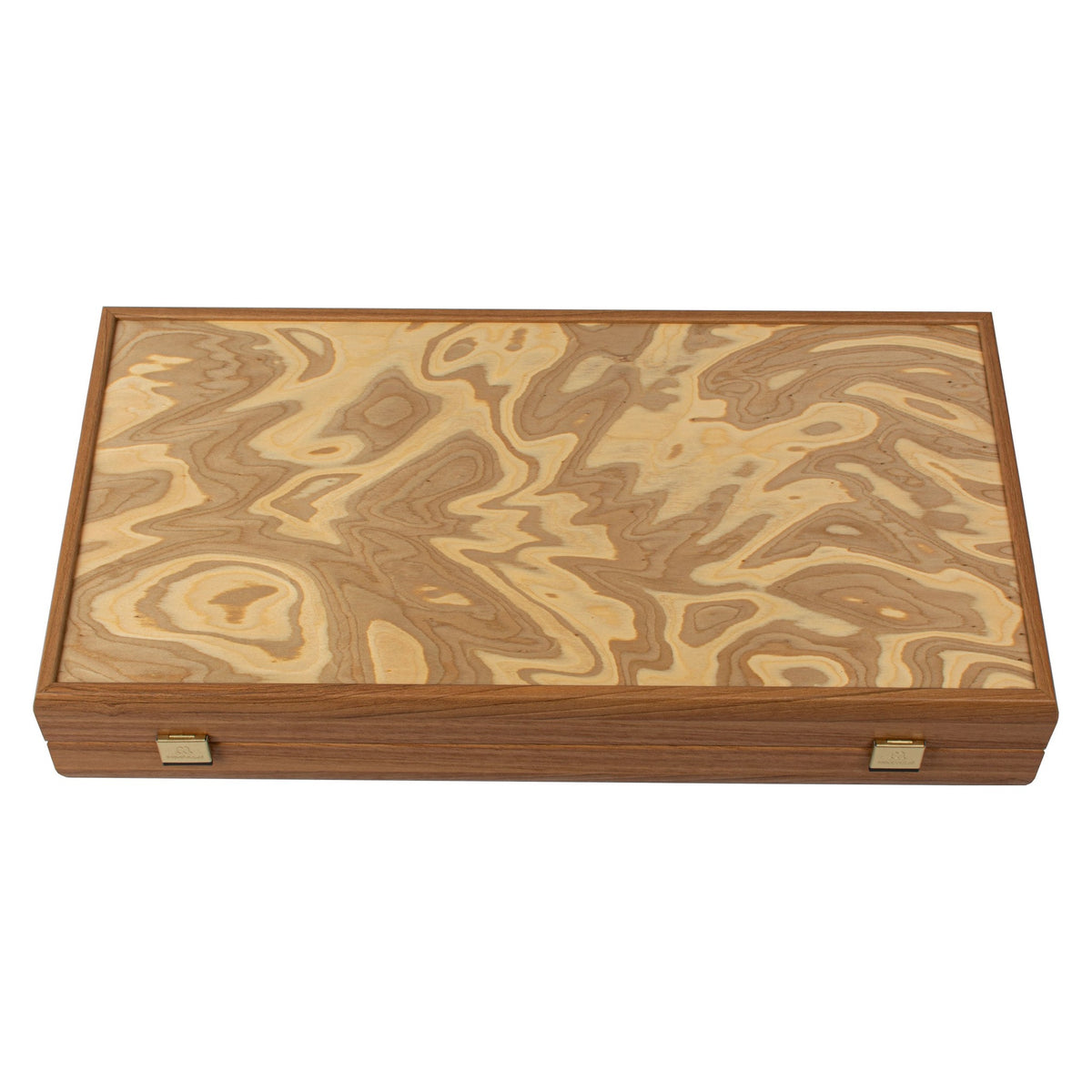 Manopoulos Olive Burl Inlaid Backgammon (5)