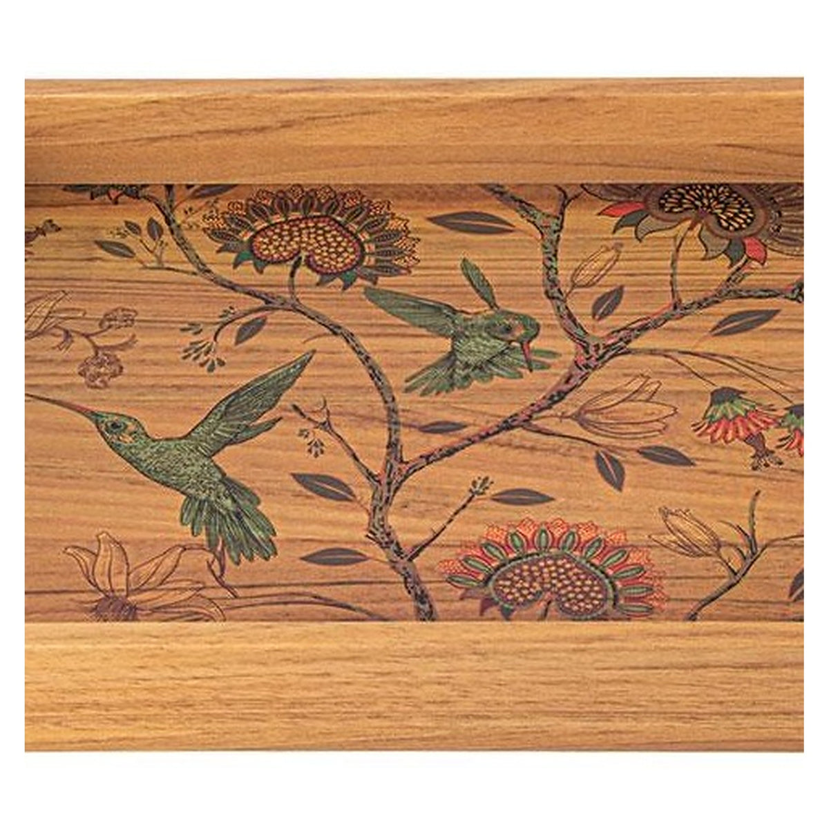 Manopoulos Decorative Wooden Tray – Birds