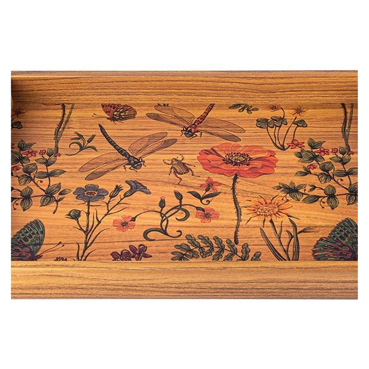 Manopoulos Decorative Wooden Tray – Spring Nature