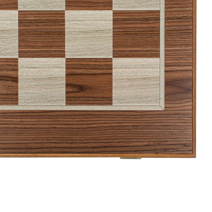 Manopoulos Walnut Chess & Backgammon Set (5)
