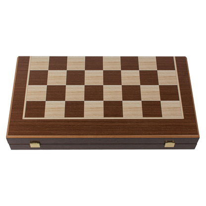 Manopoulos Wenge Chess & Backgammon Set (4)