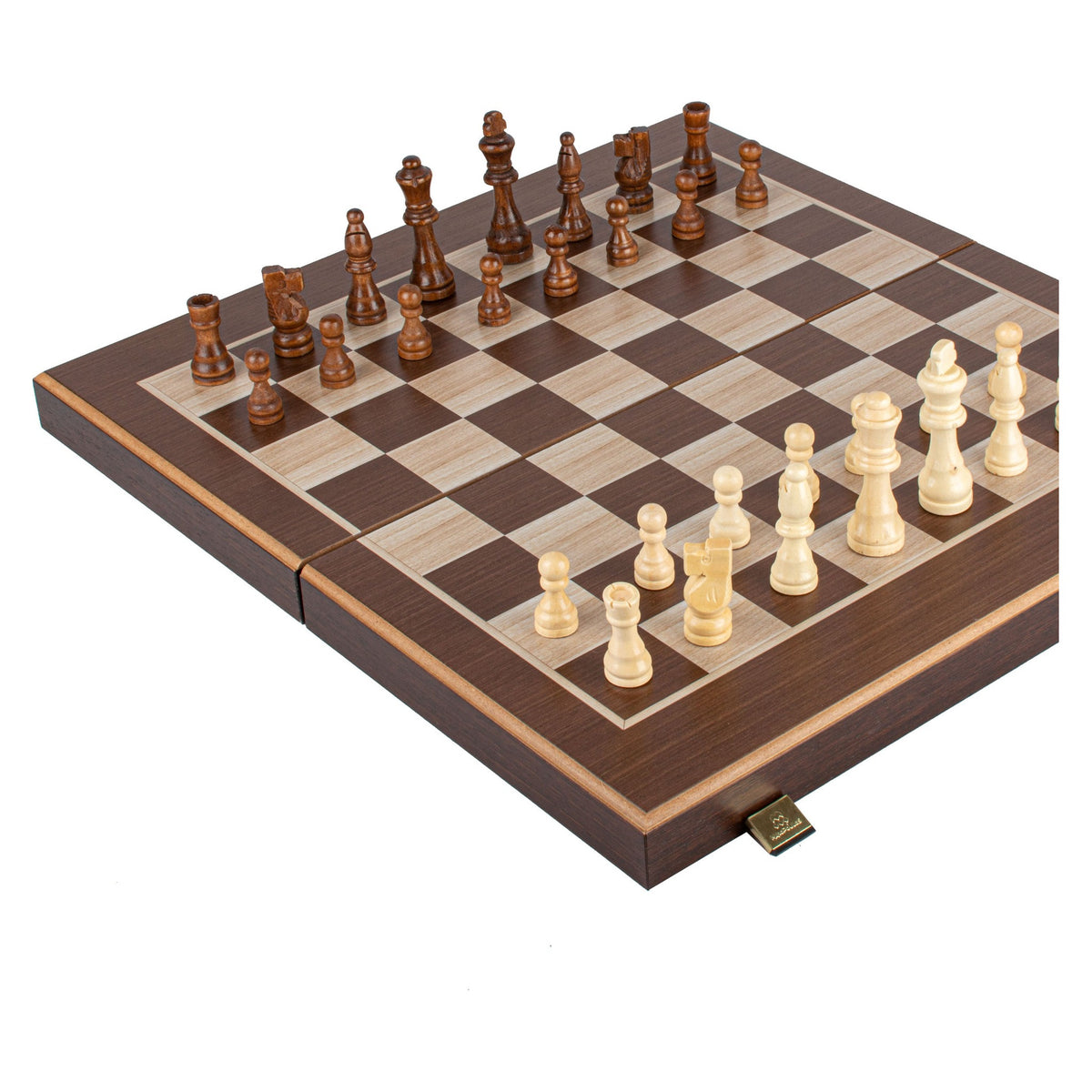 Manopoulos Wenge Chess & Backgammon Set (5)