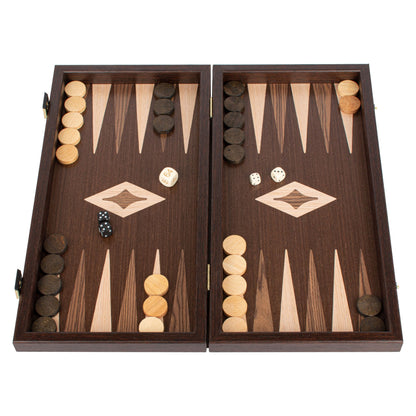 Manopoulos Wenge Chess & Backgammon Set – TS2V