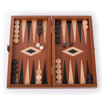 Manopoulos Mahogany Chess & Backgammon Set – TS3MBLA