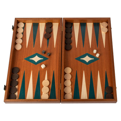 Manopoulos Mahogany Chess & Backgammon Set – TS1MGRE