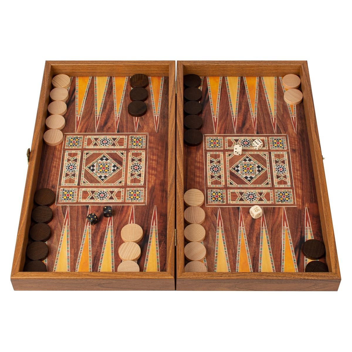 Manopoulos Mosaic Traditional Style Backgammon – TSX1SY