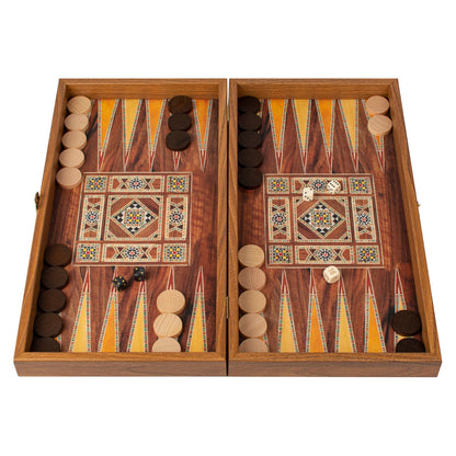 Manopoulos Mosaic Traditional Style Backgammon – TSX1SY