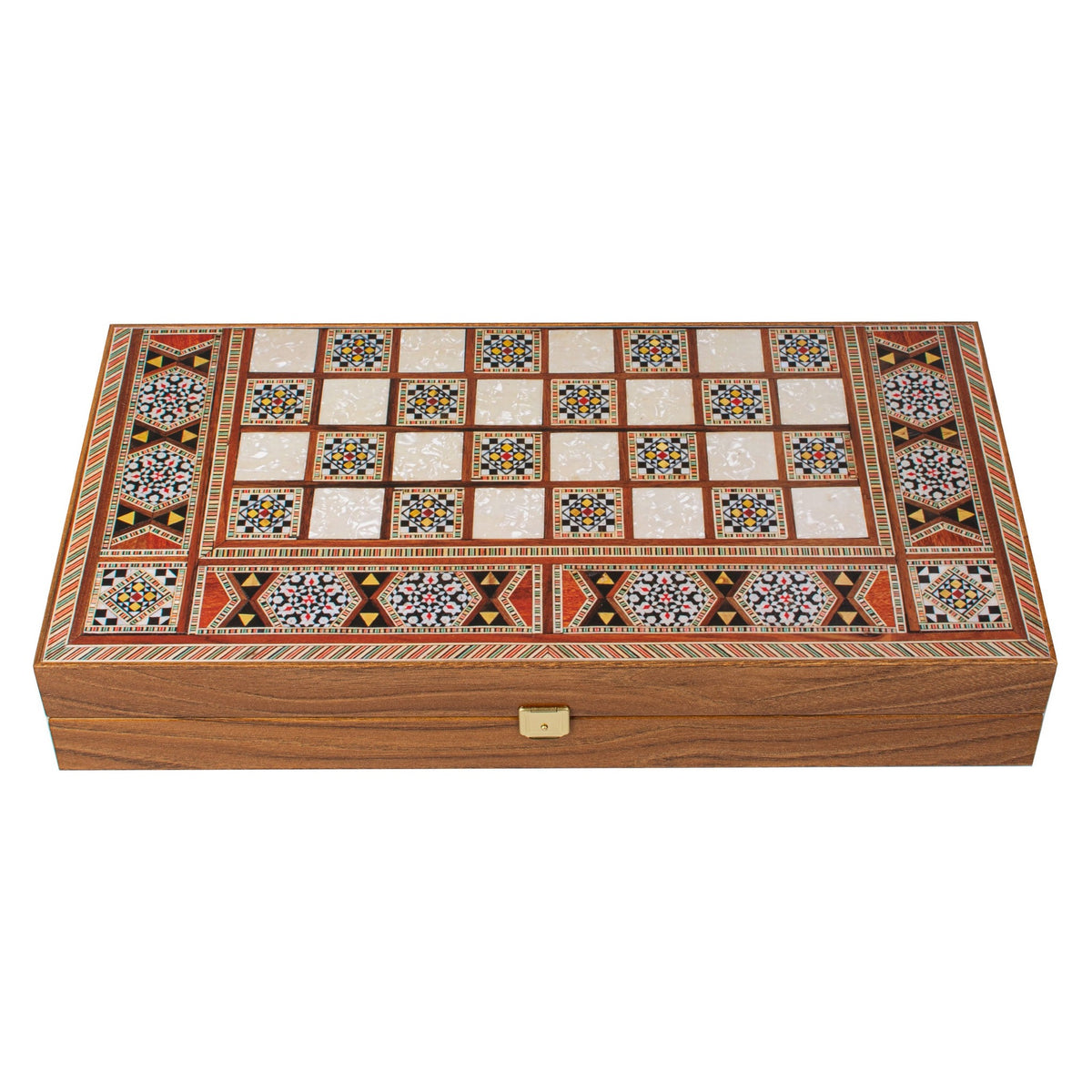 Manopoulos Mosaic Traditional Style Backgammon (5)