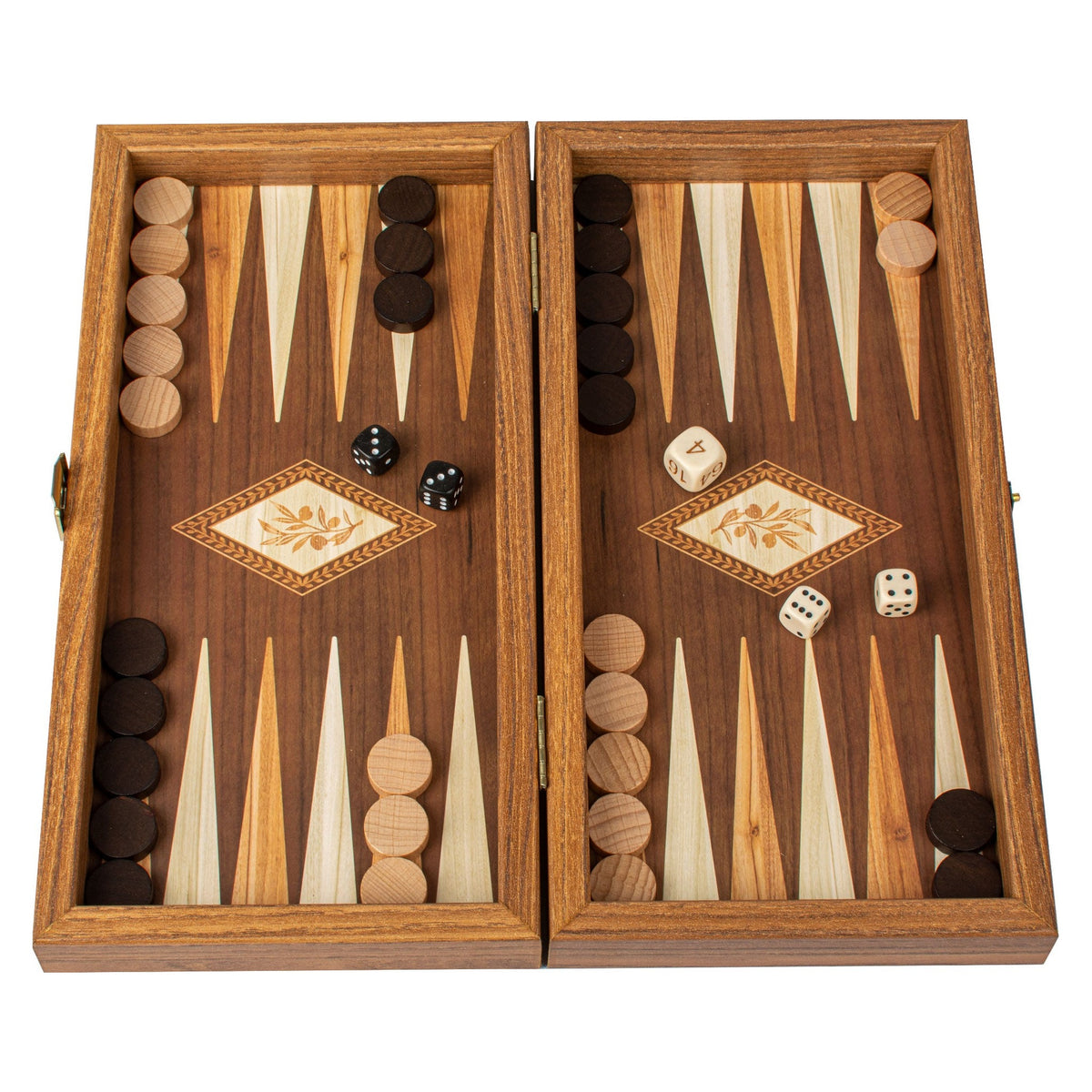 Manopoulos Olive Branch Design Backgammon – TSX3E