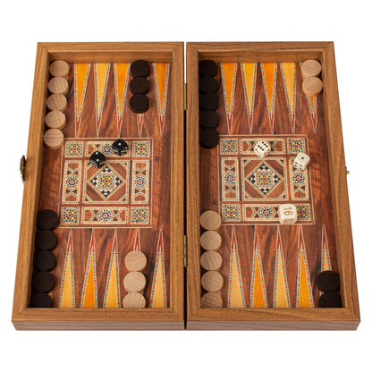 Manopoulos Mosaic Traditional Style Backgammon – TSX3SY