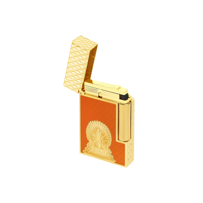 S.T. Dupont Game of Thrones - briquet Ligne 2 Fire or jaune — vue 5