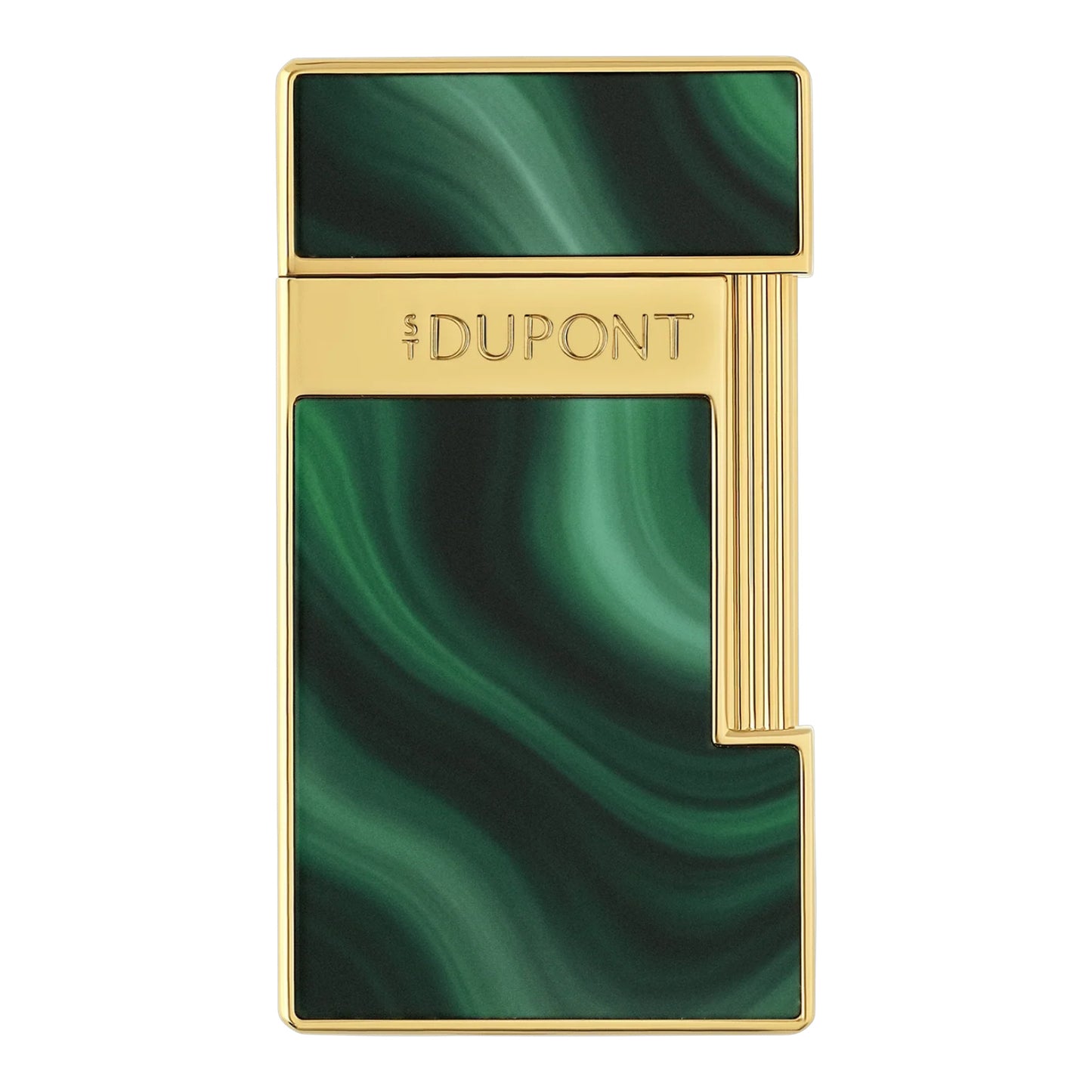 S.T. Dupont Slimmy Lighter — Géode Green & Gold