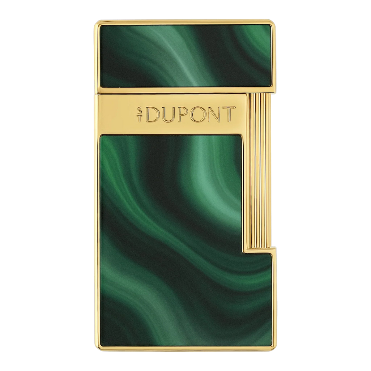 S.T. Dupont Slimmy Lighter — Géode Green & Gold