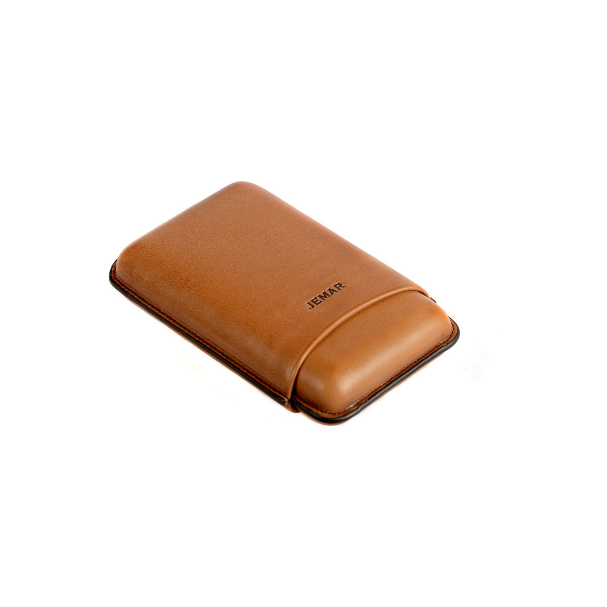 Jemar 464/3 - Edge 3-cigar leather case - Barniz