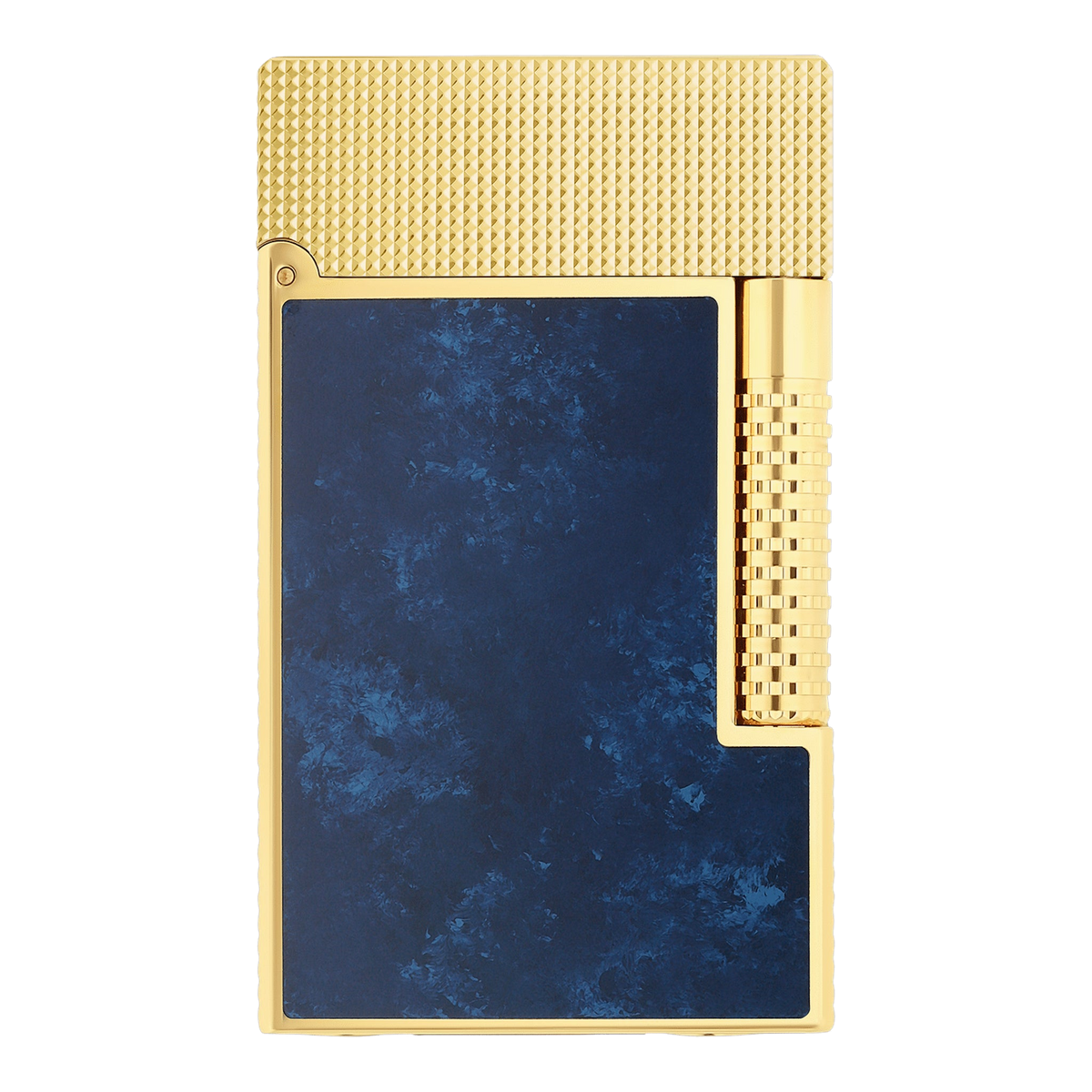 S.T. Dupont Le Grand Dupont Lighter — Cling Popote Blue & Yellow Gold