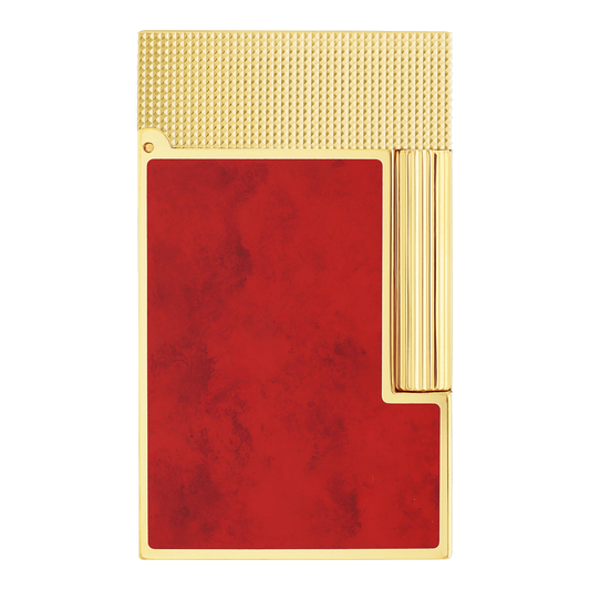 Briquet S.T. Dupont Ligne 2 — Cling popote rouge & or jaune