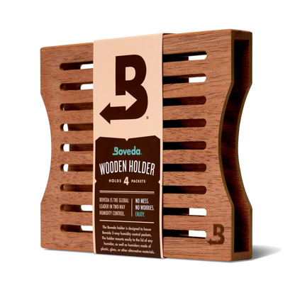 Boveda cedar wooden holder for 4 packs