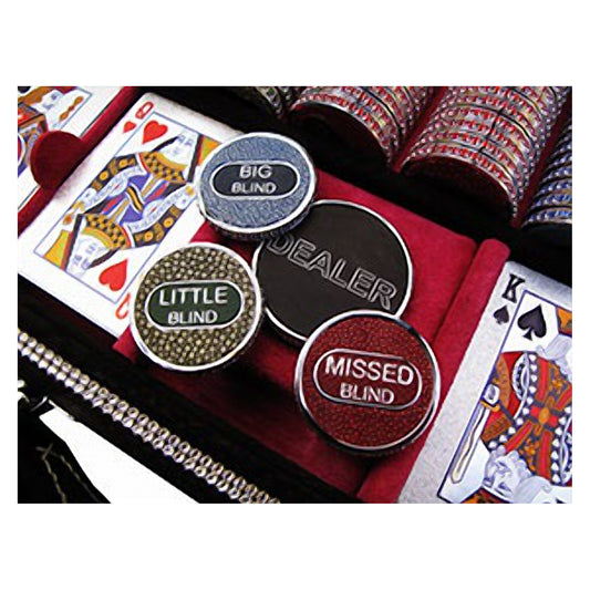 Geoffrey Parker leather poker blind discs Little Big and Missed