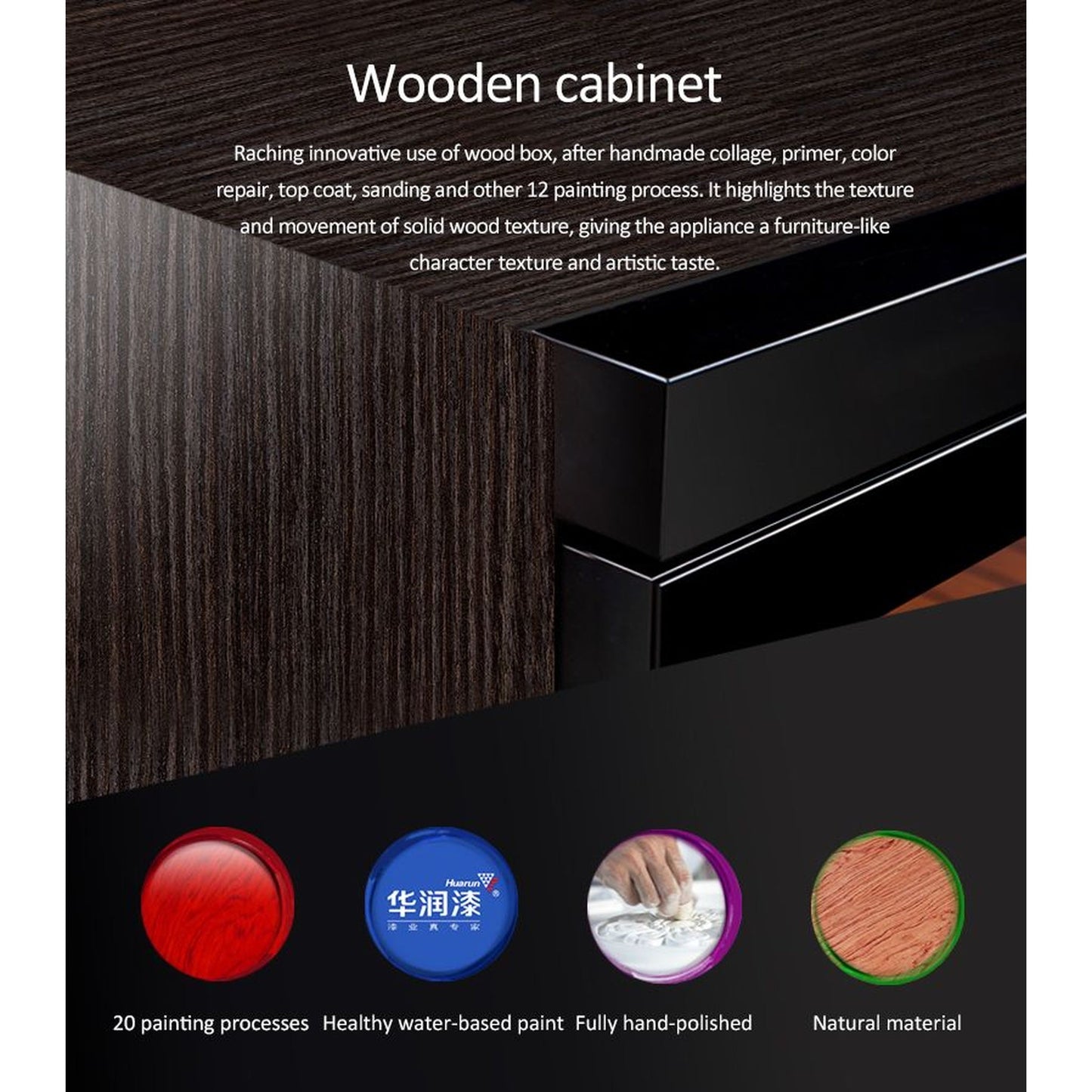 Raching SD 800 Double-Door Combine-Unit Cigar & Cigar Cabinet Series With Ammonia Removal — view 8