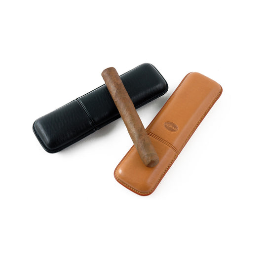 Jemar 103/2 2-cigar leather case