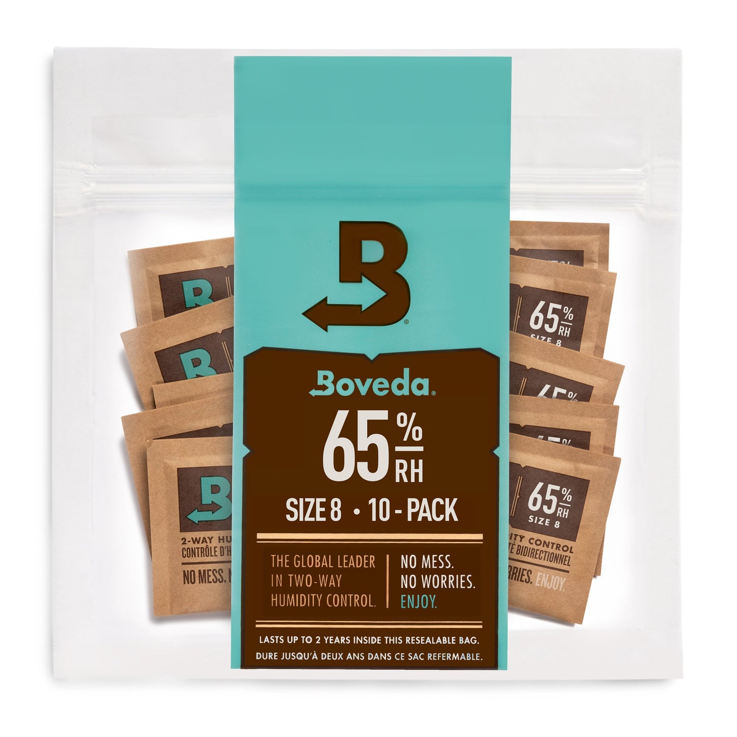 Boveda 65% RH Size 8 10-Pack