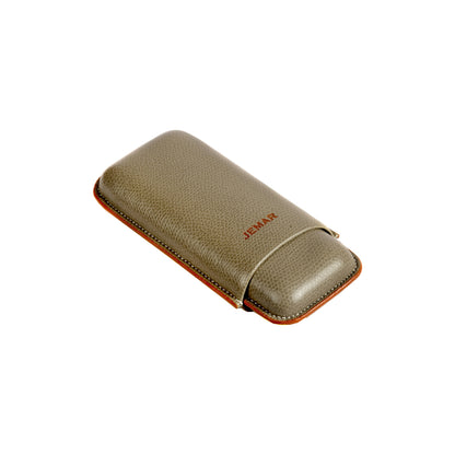 Jemar 464/2 - Edge 2-cigar leather case - Golf