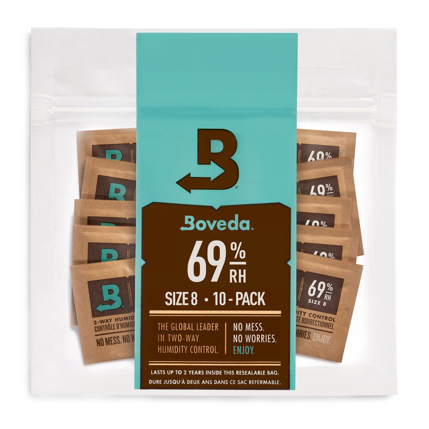 Boveda 69% RH Size 8 10-Pack