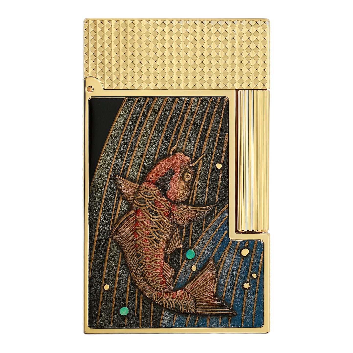 S.T. Dupont Ligne 2 Lighter — Cling Maki-E Toryumon