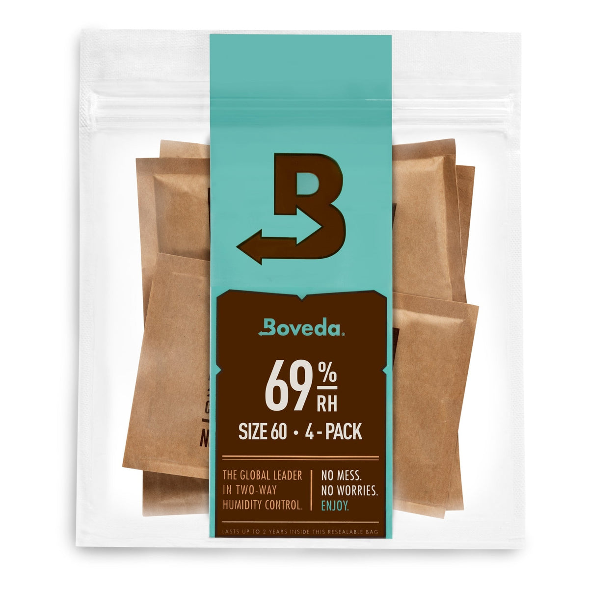 Boveda 69% RH Size 60 4-Pack