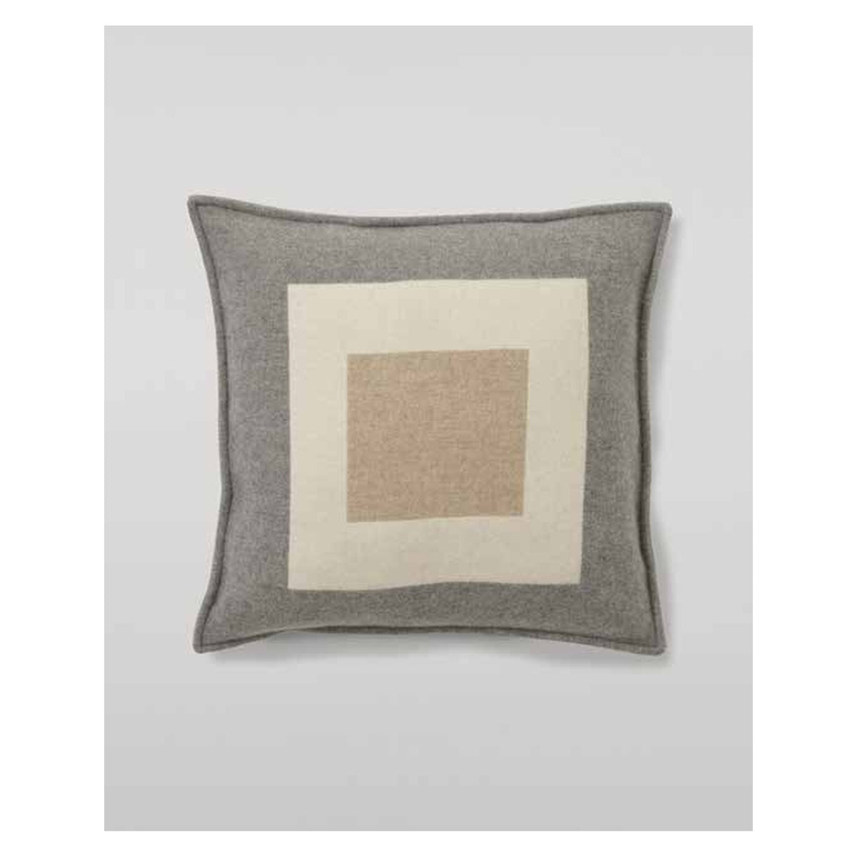 Johnstons of Elgin Art Geometric Cushion in Neutral