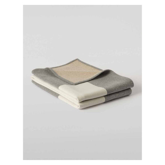 Johnstons of Elgin Art Geometric Throw in Neutral