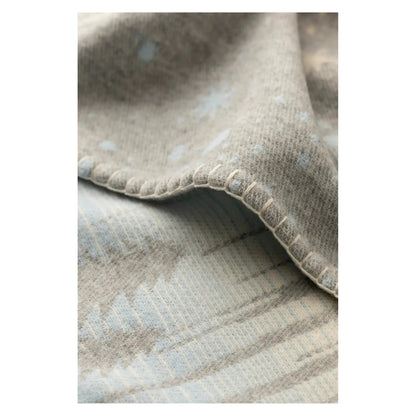Johnstons of Elgin Children's Blanket Stitched Throw in Aurora — detail
