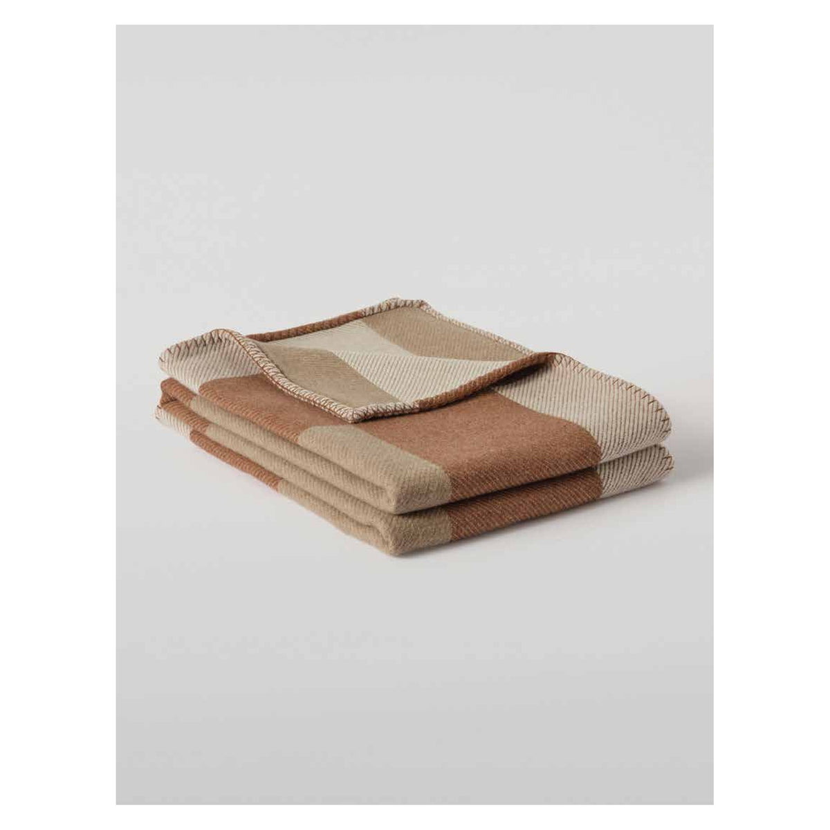Johnstons of Elgin Geometric Throw in Contemporary Neutral