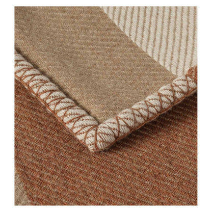 Johnstons of Elgin Geometric Throw in Contemporary Neutral — detail