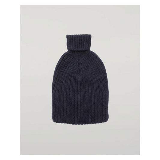 Johnstons of Elgin Cashmere Hot Water Bottle Cover in Dark Navy