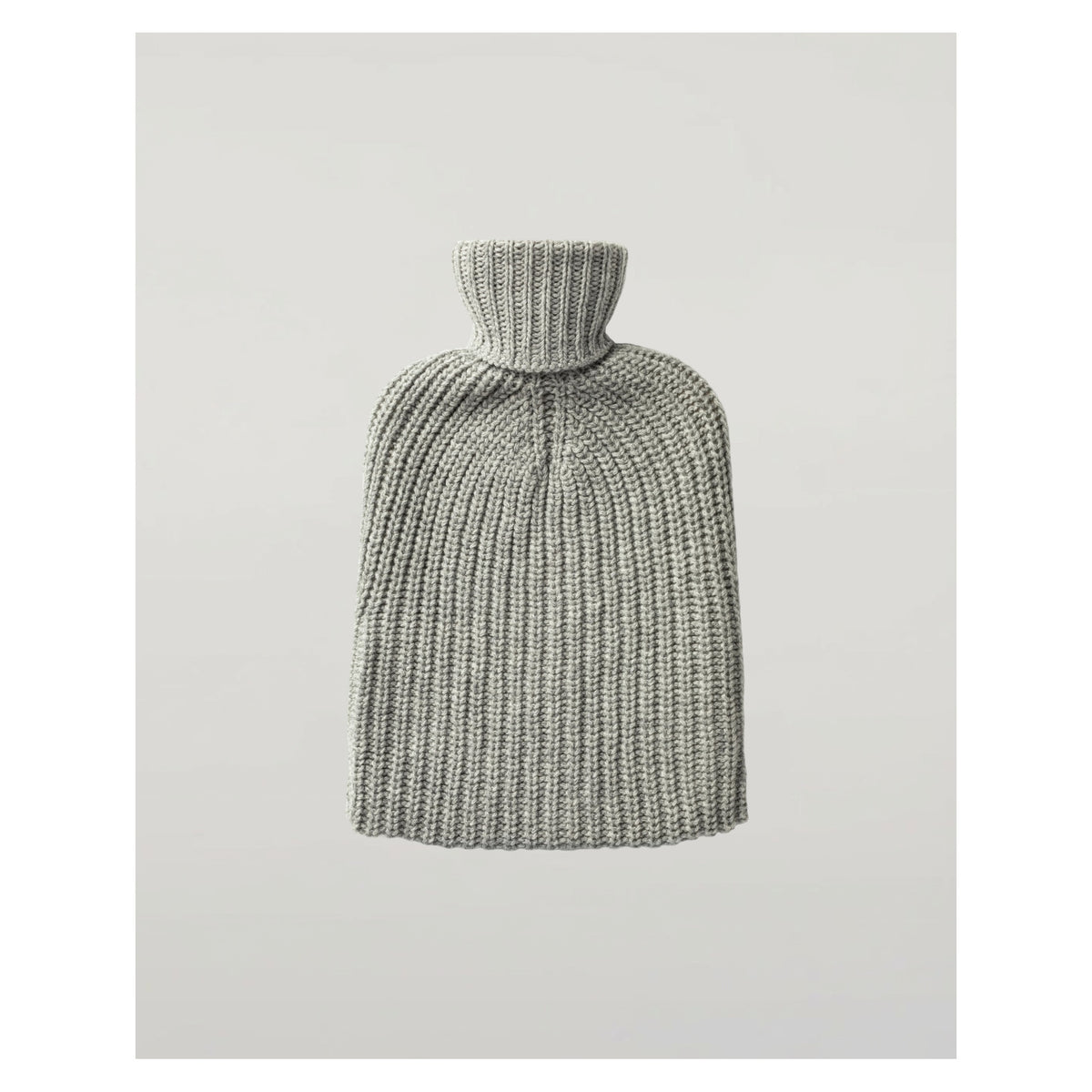 Johnstons of Elgin Cashmere Hot Water Bottle Cover in Light Grey