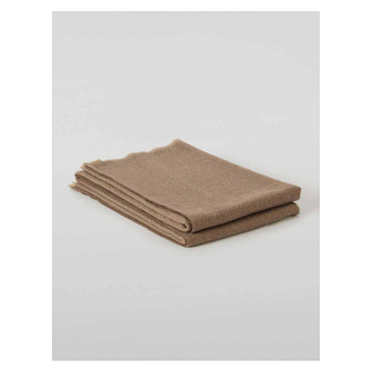 Johnstons of Elgin Mountain Twill Throw in Natural