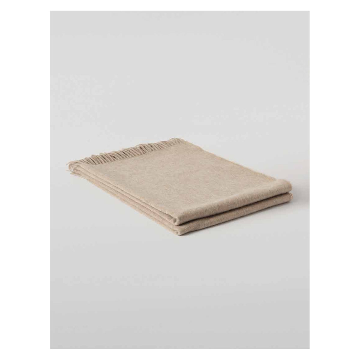 Johnstons of Elgin Plain Throw in Ash