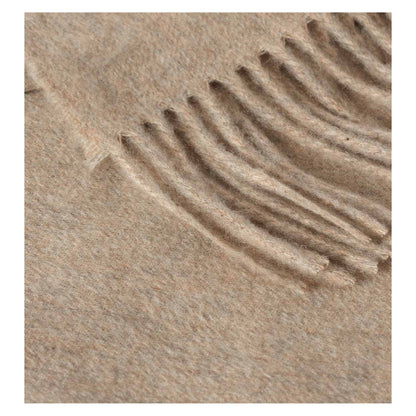 Johnstons of Elgin Plain Throw in Ash — detail