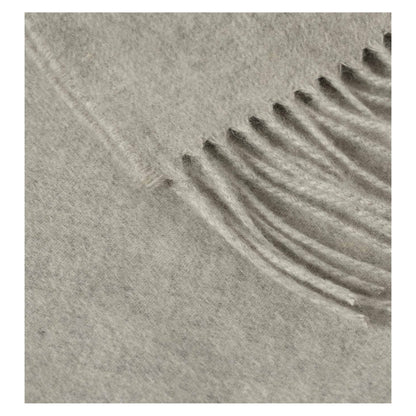 Johnstons of Elgin Plain Throw in Silver — detail