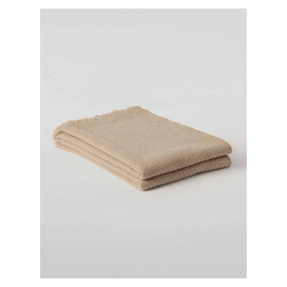 Johnstons of Elgin Yarrow Throw in Natural