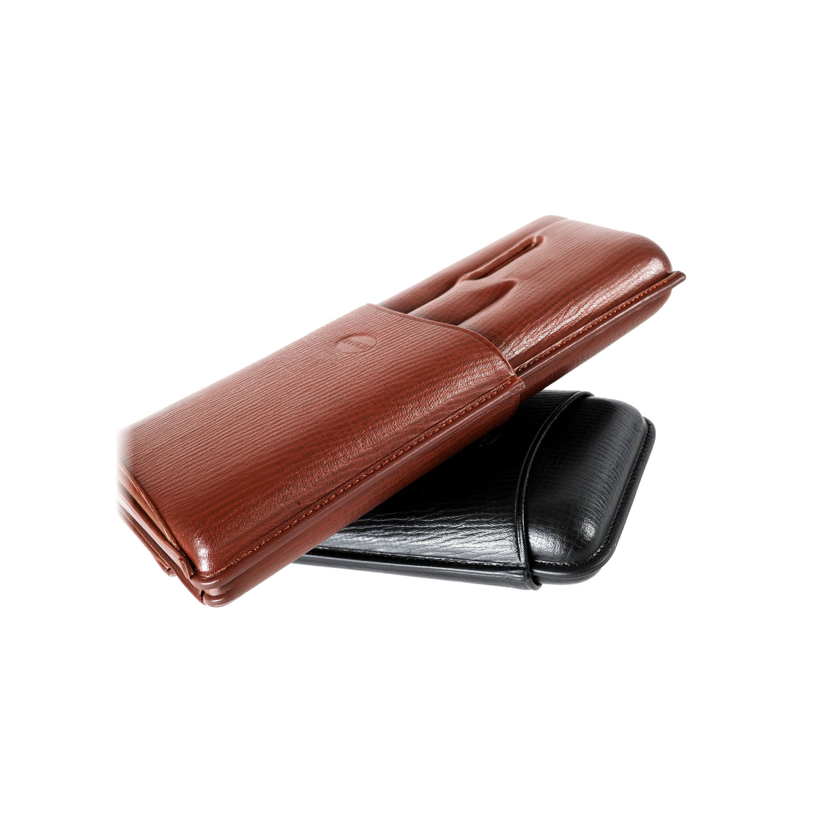 Jemar 464/3 - Oscaria 3-cigar leather case - Black
