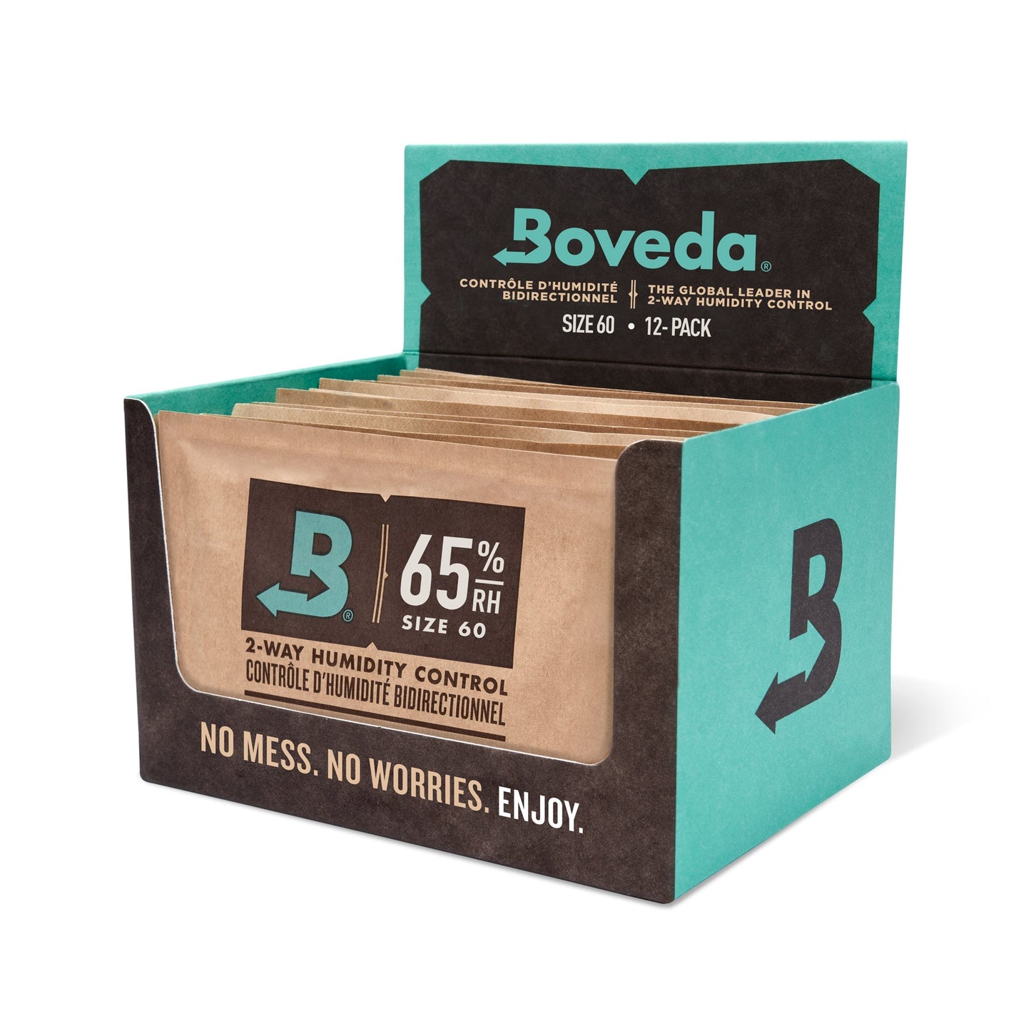 Boveda 65% RH Size 60 12-Pack Retail Box