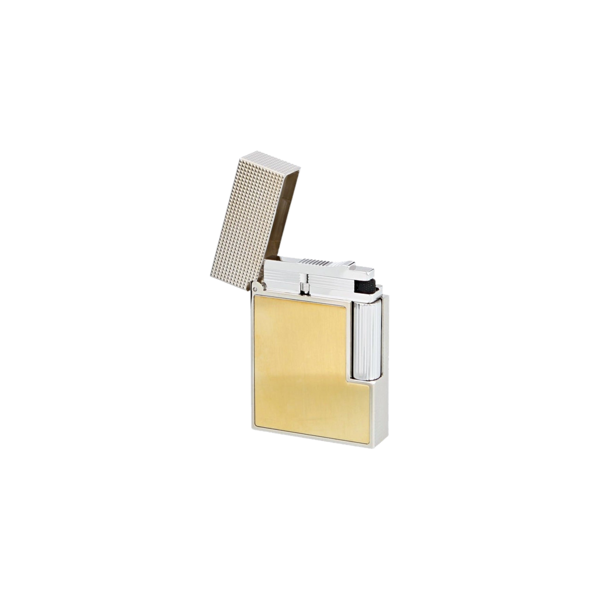 Briquet S.T. Dupont Pdd palladium brossé duo — vue de détail