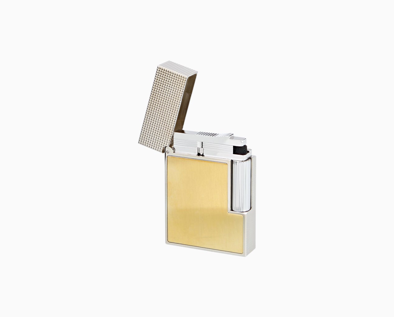 S.T. Dupont Lighter Pdd Palladium Brush Duo — detail view