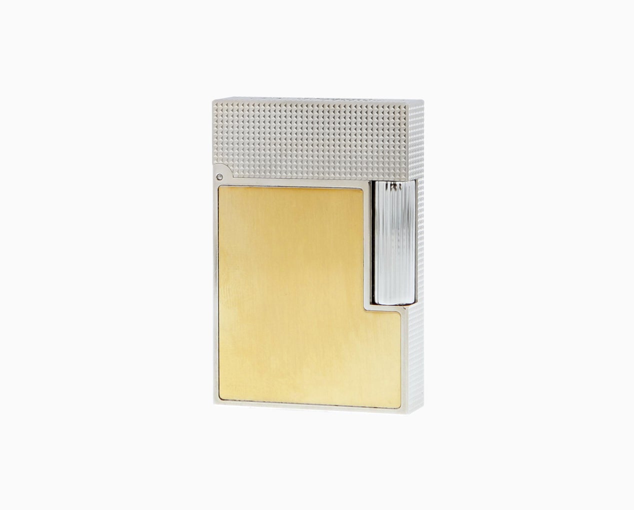 S.T. Dupont Lighter Pdd Palladium Brush Duo — angle view