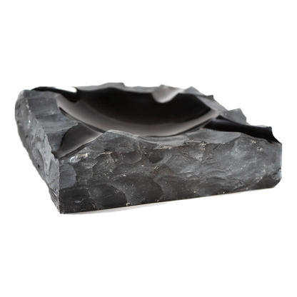 Ashtray Nero Belgio Marble - Hand Carved