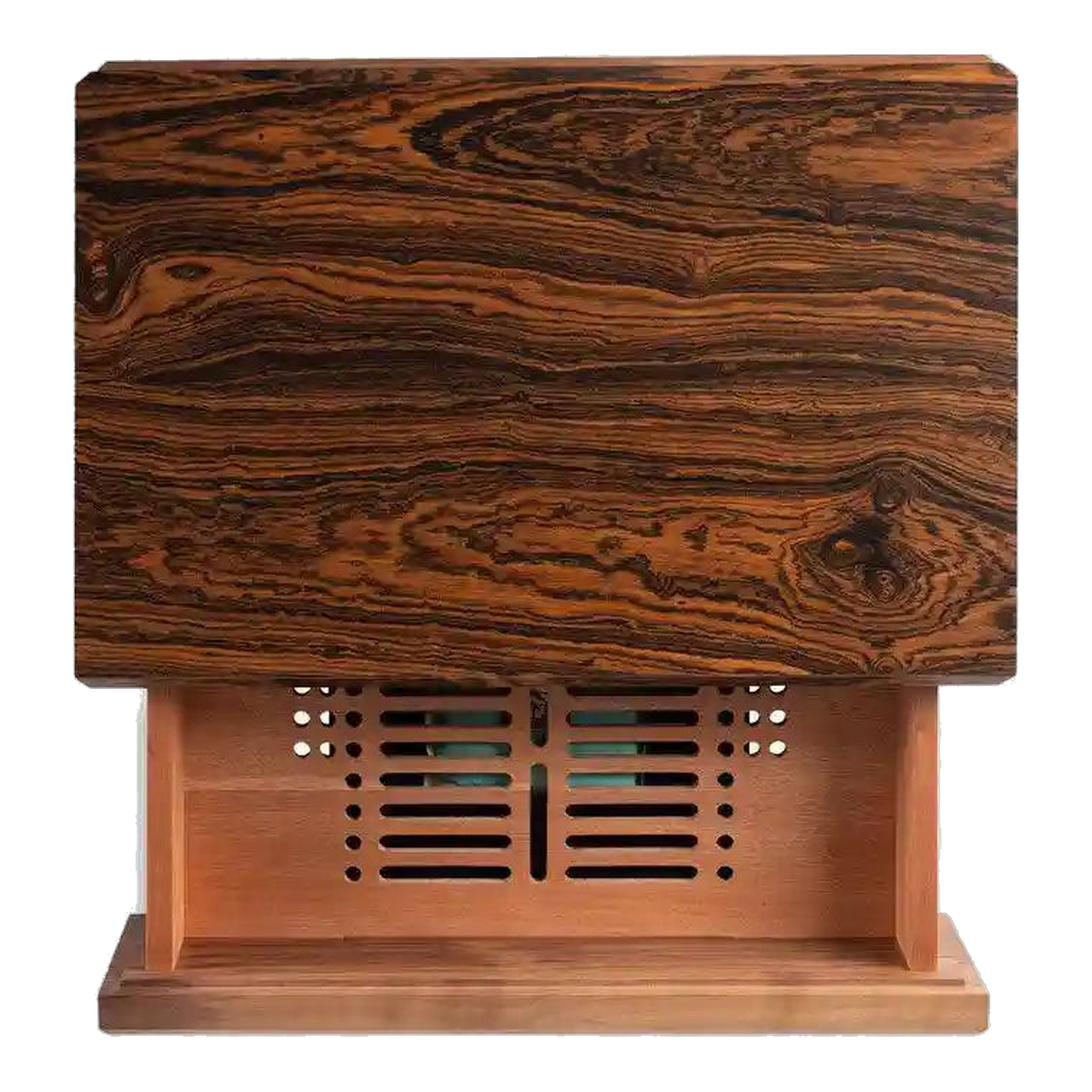 Litolite Diamond Small humidor in Bocote wood