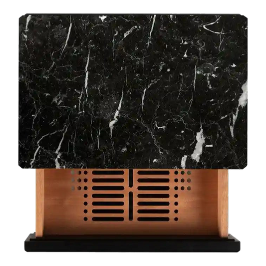 Litolite Diamond Small humidor in Nero Marquina marble