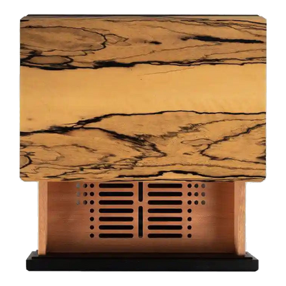 Humidor Litolite Diamond petit format en ébène blanche